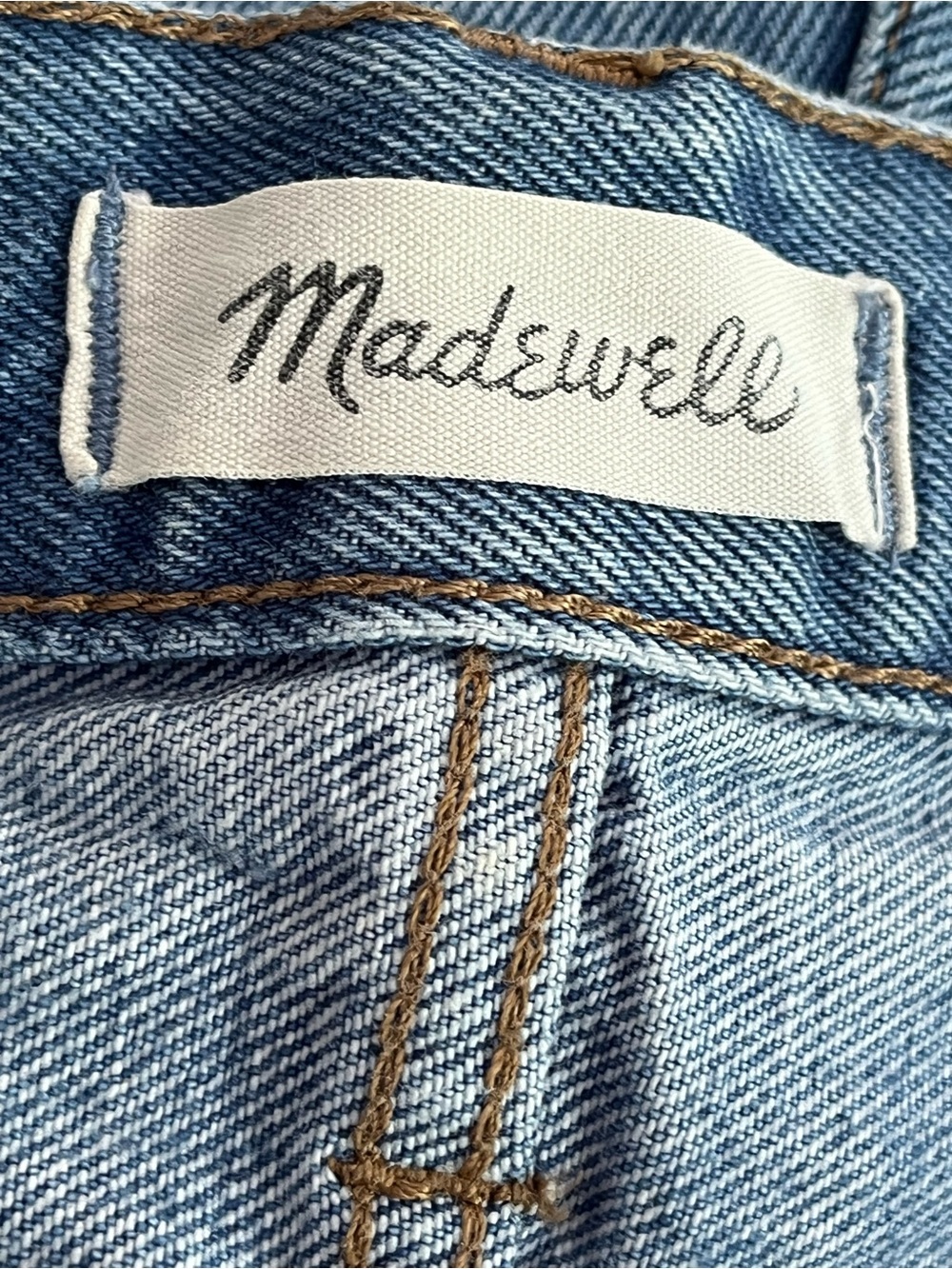 Madewell‎ Relaxed Denim Shorts Blue Medium Wash Size 30 Jean Casual Classic Boho - Picture 3 of 15
